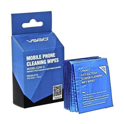 VSGO CDW-2 Cleaning Wet Wipes | SRB-Photographic.co.uk