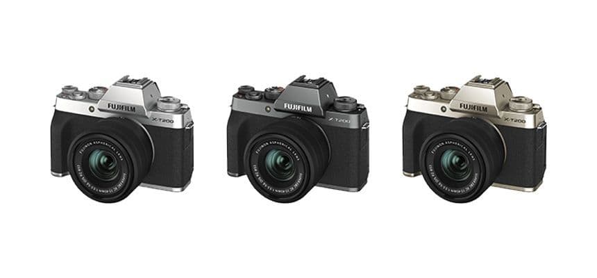 Fuji X-T200 comes in 3 colours