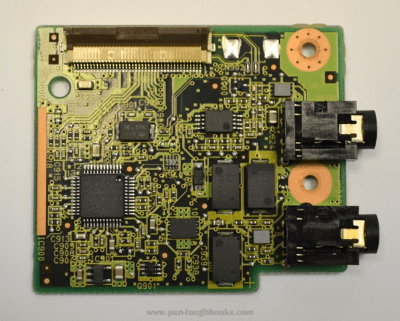 Panasonic Toughbook Audio PCB for CF-18 P/N: DFUP1471ZB(2)