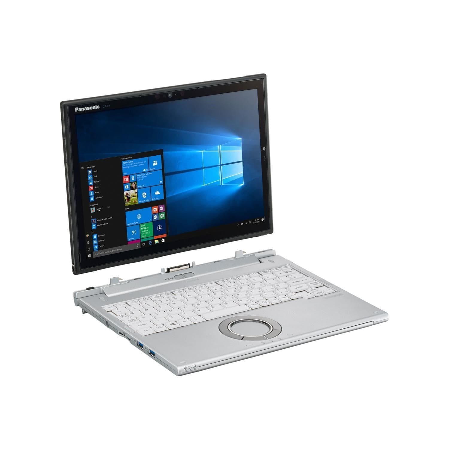 ③Panasonic CF-XZ6/i5-7300U/8GB/256GB/タッチ PANASONIC CF-XZ6 LET'S NOTE i5-7300U 8 GB SSD 256GB 2in1 Win11