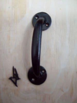 6"/150mm Cast Iron Gate Shed Door Offset Pull Handles