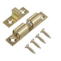 SOLID BRASS ADJUSTABLE DOUBLE BALL CATCH LATCH 42 +50MM