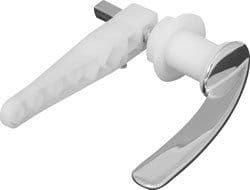 1 X Toilet Handle Chrome Cistern Lever Including Link Arm