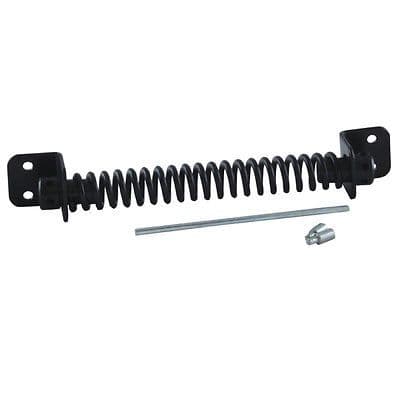10"/25cm Fully adjustable black weatherproof gate door spring tension adjustable