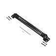 10" Black Weatherproof Gate Spring With All Fixtures