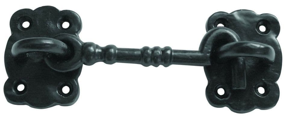 10" Decorative Can Hook Black Antique