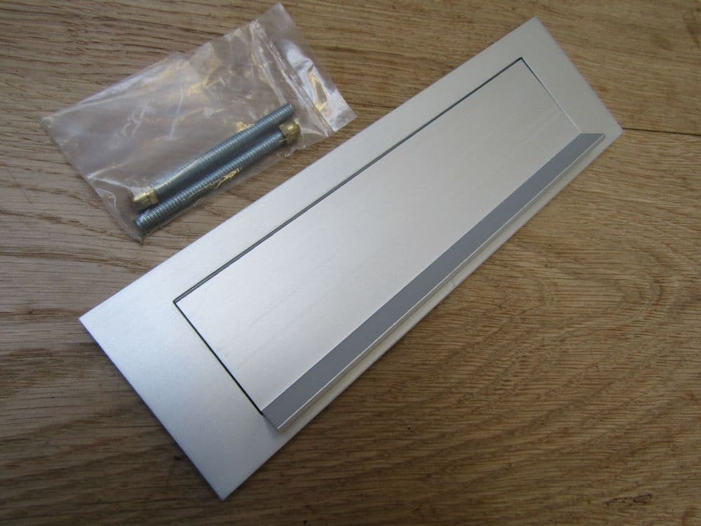 10" Gravity Letter Plate Satin Aluminium