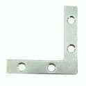 10 X 75mm Flat Corner Angle Bracket Zinc Plated