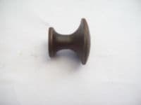 10 X ANTIQUE IRON ROUND PLAIN CANET CUPBOARD DRAWER DOOR KNOB KITCHEN