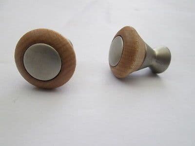 10 X BEECH WOODEN DECORATIVE CUPBOARD CANET DRAWER FURNITURE KNOBS HANDLES