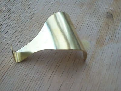10 X Brass Metal Photo Picture Frames Rail Moulding Hanging Hooks