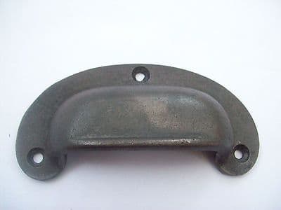 10 X Cast Iron Antique Lipped Cup Pull Handle Drawer Cupboard kitchen door