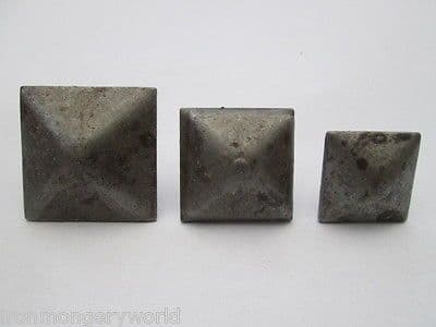 10 X DECORATIVE GATE DOOR KNOCK IN STUDS WOOD CRAFTS NAIL STUDS ANTIQUE