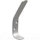 10 X HAT & COAT HOOK ALUMINIUM NEW(10 PACK)