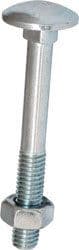 10 X M6 X 100mm Coach Carriage Bolts With Nuts