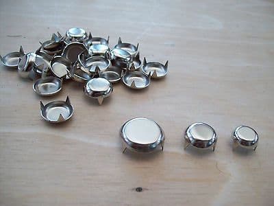 10 X SILVER KNOCK IN FURNITURE TABLE CHAIR PADS FEET SLIDE LEG PROTECTORS GLIDES