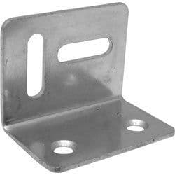 10 X Stretcher Plate Angle Bracket Zinc 38mm