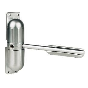 10 x SURFACE MOUNTED SPRING DOOR CLOSER SATIN CHROME 68KG