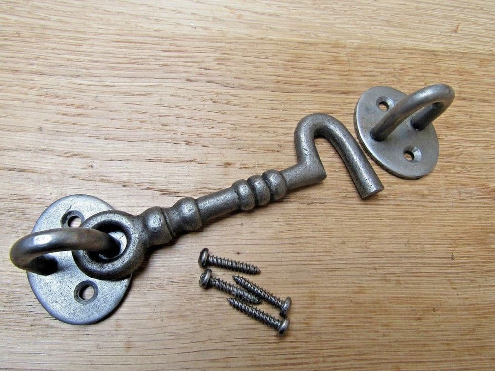 12" Knotted Cast Iron Can Hook