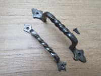 145mm Twisted Canet Pull Handle Antique Iron