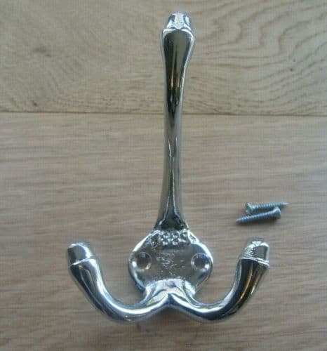 1883 Polished Chrome Coat Hook