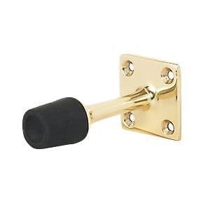 3"/75MM PROJECTING DOOR STOPPER STOP SOLID BRASS