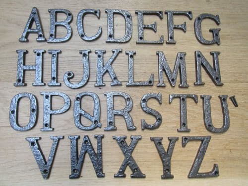 3" Antique Iron Letter T