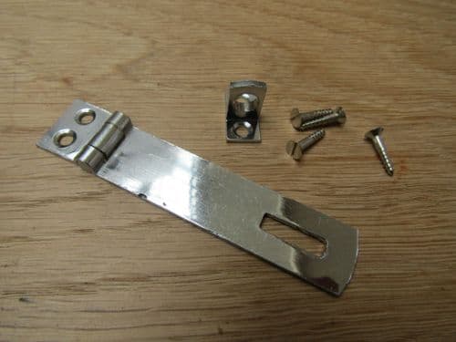3" Chrome Hasp