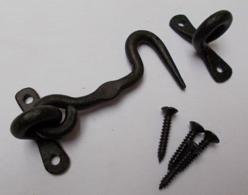 3" Hand Forged Blacksmith Can Hook