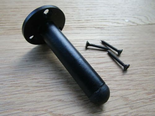3'' Pipe Door Stop Matt Black
