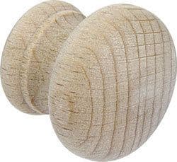 3 Sizes 10 X Wooden Beech Cupboard Canet Drawer Kitchen Door Knobs Handles