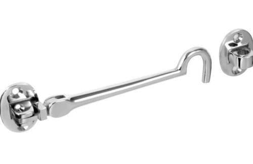 4" Plain Polished Chrome Can Hook