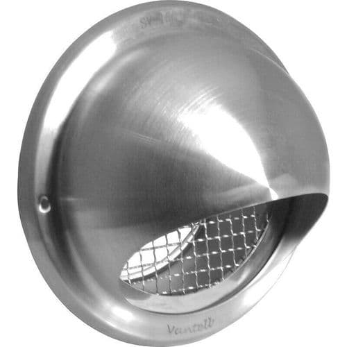 4" Stainless Steel Bull Nose Vent & Grill