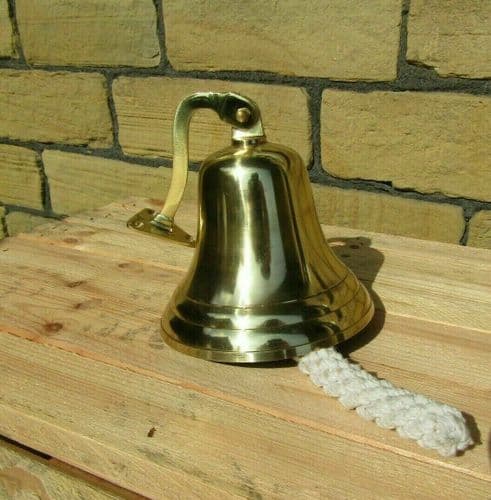 5" Ships Bell Polished Brass