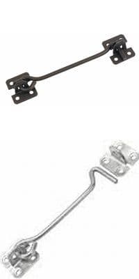 6"/150mm/4"100mm Black/galvanised Can Hook +screws