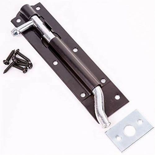 6" Black Steel Necked Bolt