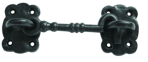 6" Decorative Can Hook Black Antique