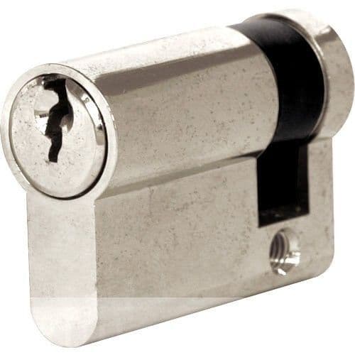 6 Pin Euro Cylinder Lock 45mm Silver