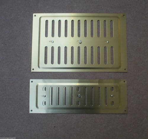 9" X 3" Hit & Miss Vent Gold