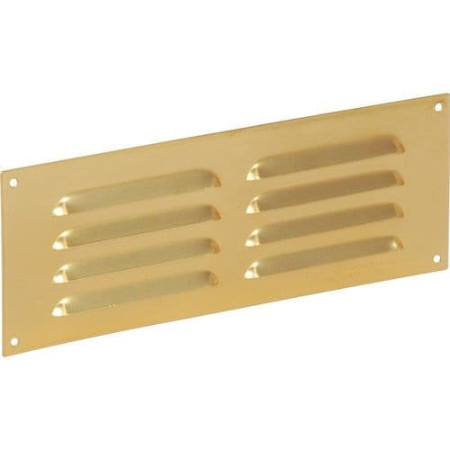 9" X 3" Louvre Air Vent Gold