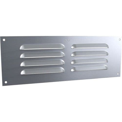 9" X 3" Louvre Air Vent Silver