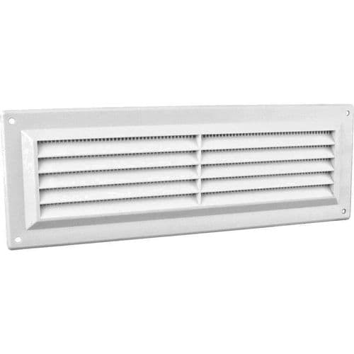 9" X 3" Louvre Air Vent White