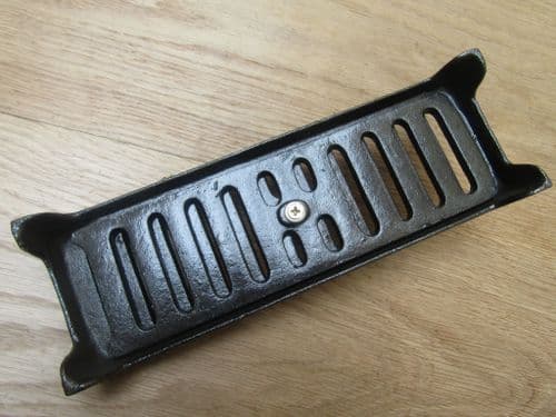 9" X 3" Sliding Vent Antique Iron