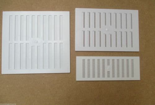 9" X 6" Hit & Miss Vent White