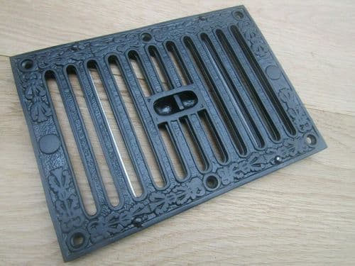 9'' X 6'' Large Black Ornate Vintage Sliding Vent