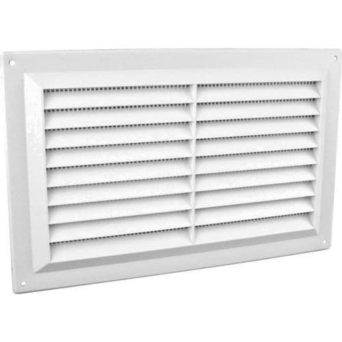9" X 6" Louvre Air Vent White