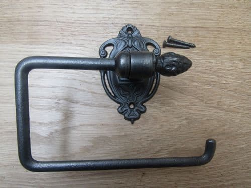 Acorn Toilet Roll Holder Antique Iron