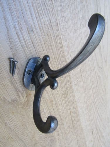 Addison Coat Hook Antique Iron