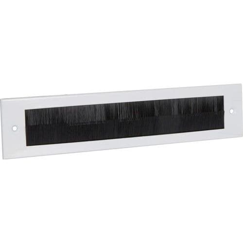 Aluminium Internal Brush Cover White