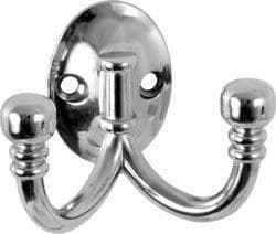 Ball End Fancy Modern Double Hat And Coat Utility Hooks